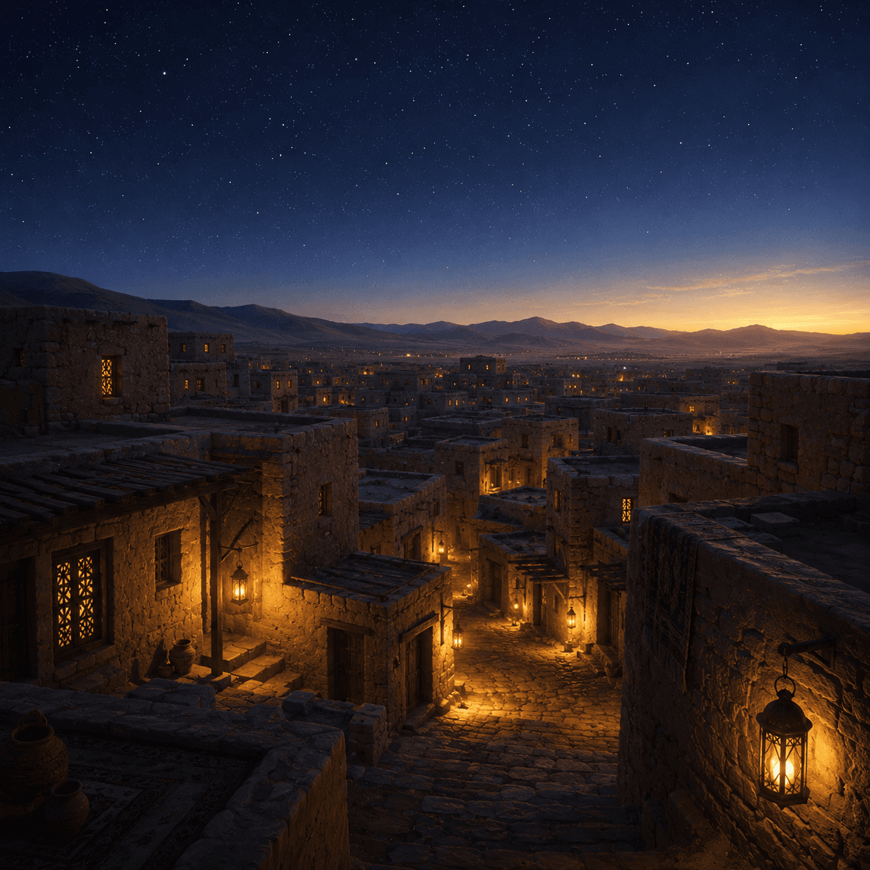 Umar ibn al-Khattab: illustrated scene